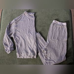 Oysho Women Loungewear Jogger Sweats Size Small Grey Soft Relaxed Cropped